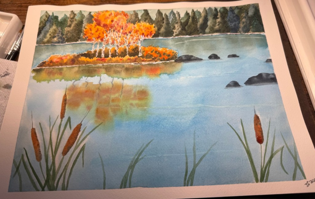 Painting out of&nbsp;season.