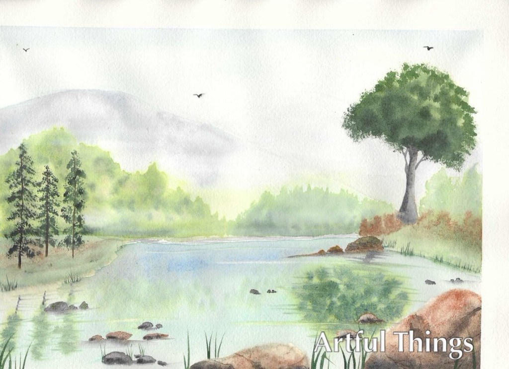 Watercolor beginners: Love mistakes and&nbsp;accidents