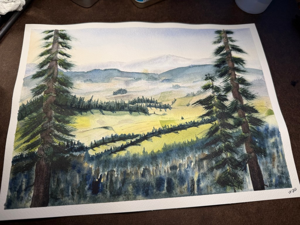 Color mixing in&nbsp;watercolor