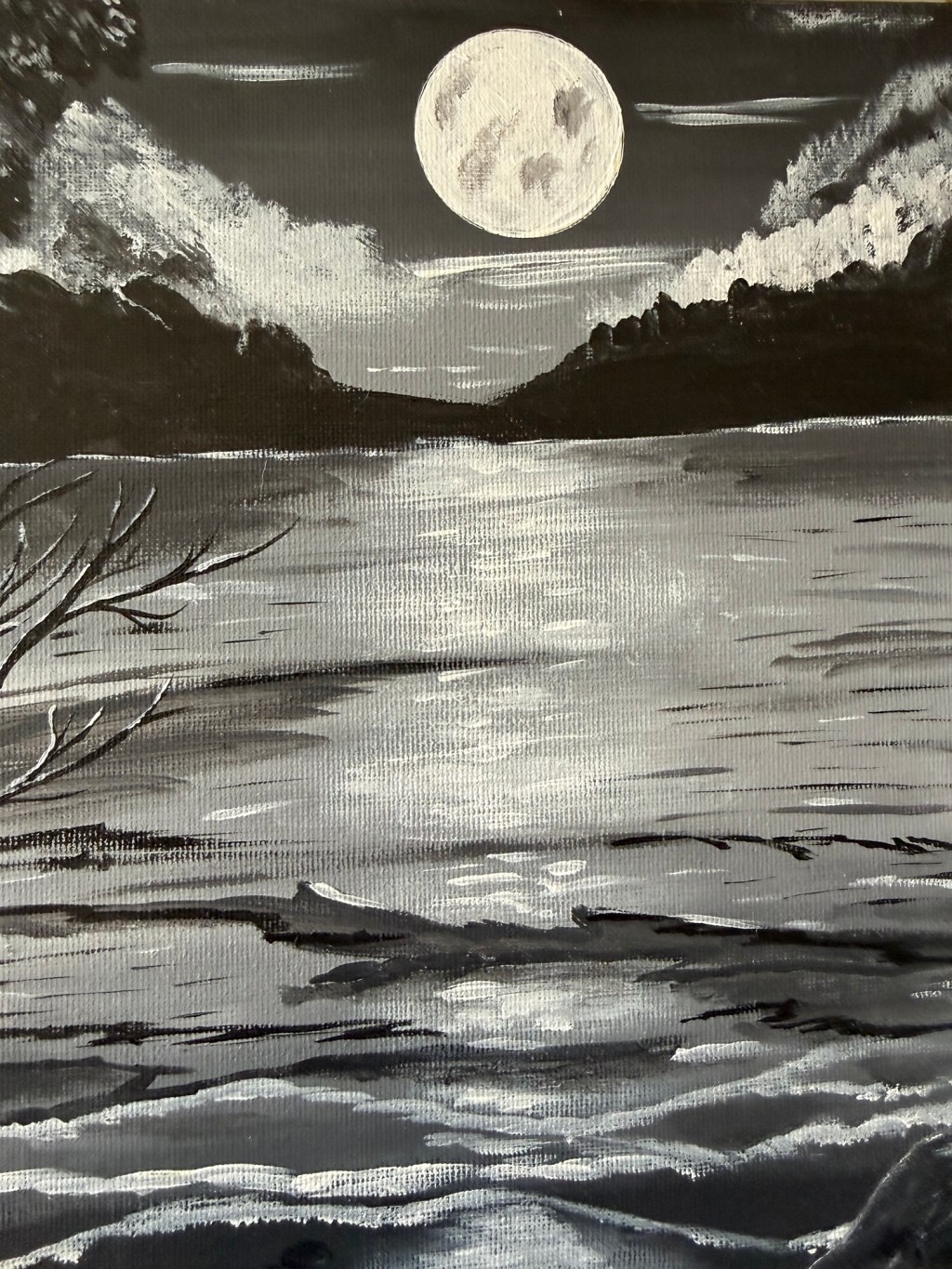 Random acrylic accidents (and this is why I choose&nbsp;watercolor.)