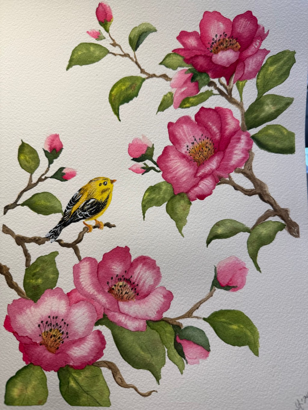 Finished floral. It was a&nbsp;struggle.