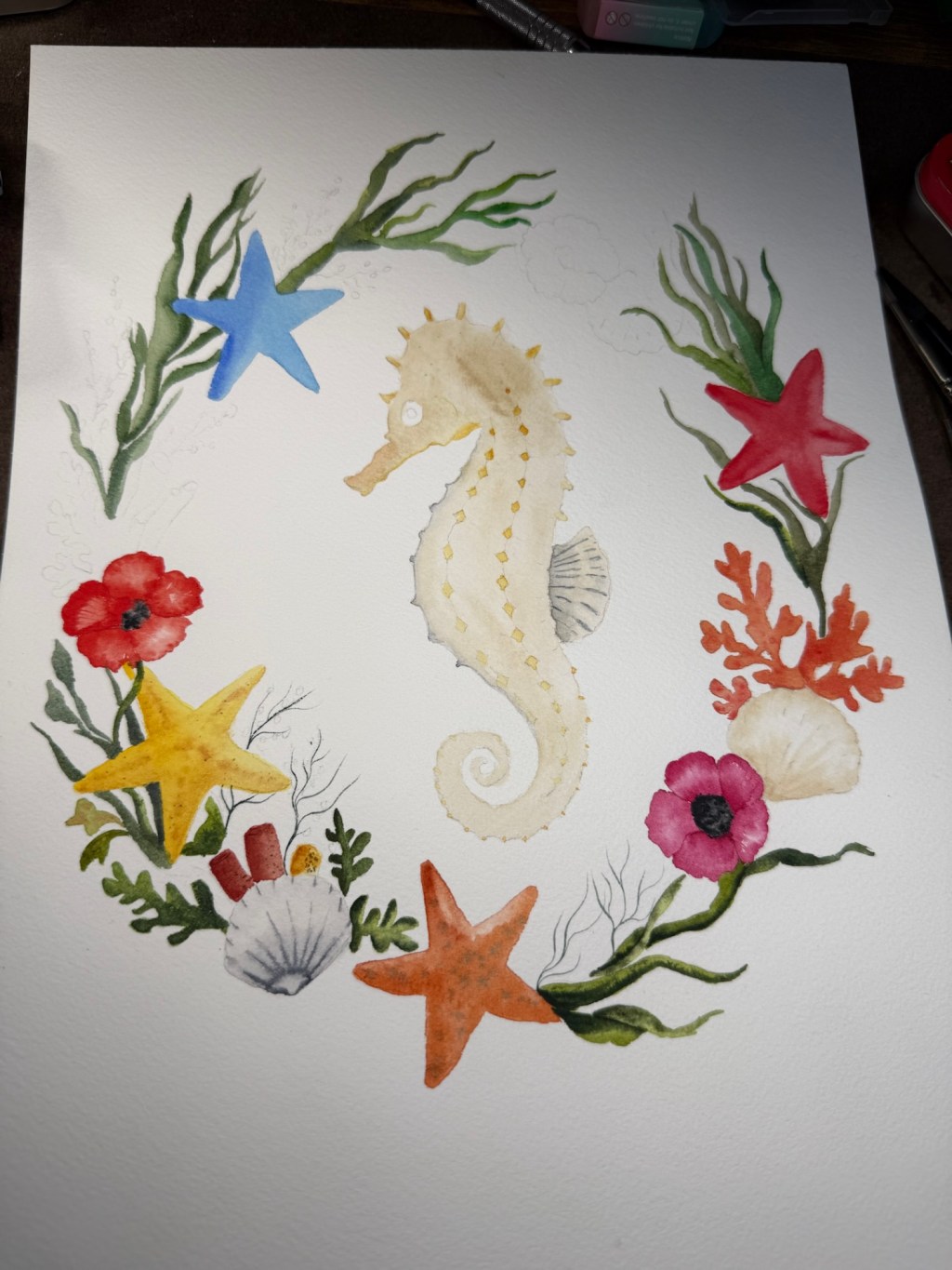 Ocean themed work in&nbsp;progress